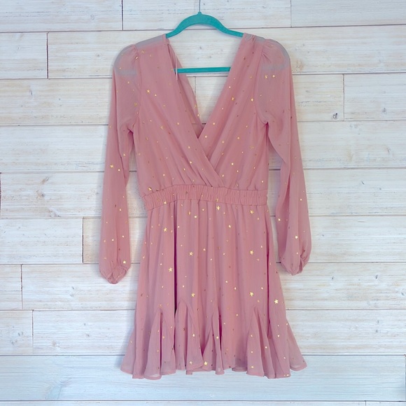 NWT Francesca’s Long-sleeve mini dress - Picture 2 of 8